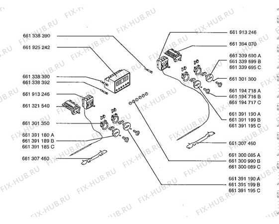 Схема №2 5201B-D GB с изображением Всякое для духового шкафа Aeg 8996613940700